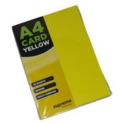 A4 Yellow Card 50 Sheets
