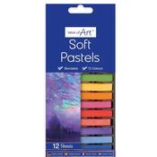 Art Box Soft Pastel Blocks 12pk