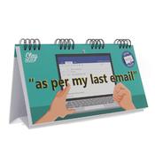 According to My Last Email Desktop Flipbook - Joke Gifts for Coworkers