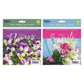 Calendar Desktop Flip : Bouquets &amp; Flowers 2026