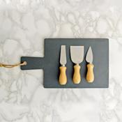 Cheese Set with 3 Cheese Knives
