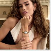 Cluse L'Ovale Watch Steel, White, Gold Colour