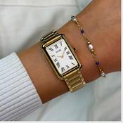 Cluse Belisenna Watch Steel, White, Gold Colour