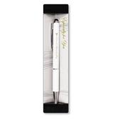 Communion Pen - Metal/White (C35826)