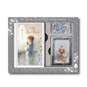 Boys' First Communion Gift Set with Photo Frame