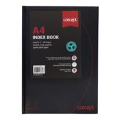 Concept A4 192pg Hardback A-Z Index Book