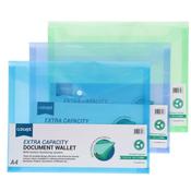 Concept A4 Document Wallet - Asst