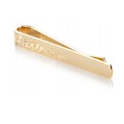 Dalaco Leaf Design Gold Tie Clip