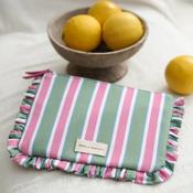 Estella Bartlett Frill Pouch - Green Canvas