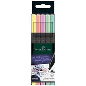 Faber-Castell Grip Fineliners, 0.4mm Nib Pastel 5pk