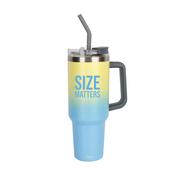 FISURA Stainless Steel travel mug 'SIZE MATTERS' image