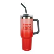 FISURA Stainless Steel Travel mug 'Better Late Than Ugly'