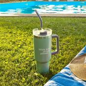 FISURA Stainless Steel travel mug 'WITH LOTS OF ICE PLEASE'