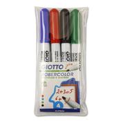 Giotto Robercolor Pkt.4 Bullet Point Whiteboard Markers image