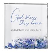 Bless This Home Glass Block
