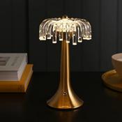 Hestia  Touch Table Lamp with Bronze Base &amp; Trim image