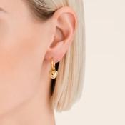 Rosefield Hoop Earrings with Heart Pendant image