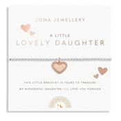 Joma Jewellery Kids A Little Lovely Daughter Silver Rose Gold Plated Bracelet