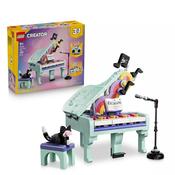 LEGO Creator 3 in 1 Music Decor Piano with Cat 31392 image