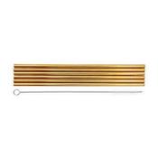 Legami Stainless Steel Straws Gold