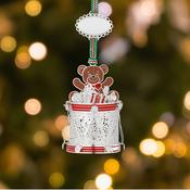 Newbridge Drum with Teddy Christmas Decoration