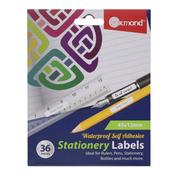 Ormond Pkt.36 Waterproof Self Adhesive Stationery Labels