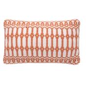 Outdoor Woven Terracotta Cushion - 30cm x 50cm image