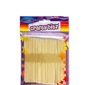 Crafty Bitz Pkt.50 Lollipop Sticks - Natural