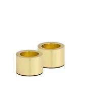 Piffany Taper Candle Holder Matt Brass 2-Pack image