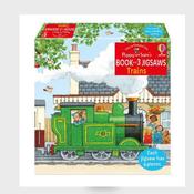 Poppy and Sam's Book and 3 Jigsaws: Trains