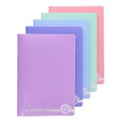 Pastel A4 160pg Durable Cover Manuscript Book - Asst