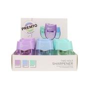 Pastel Twin Hole Sharpener - Asst CDU image