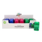 Premto Twin Hole Sharpener &amp; Eraser - Asst CDU