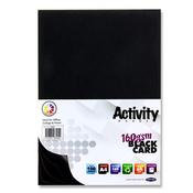 Premier Activity A4 160gsm Card 100 Sheets - Black