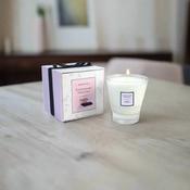 Tipperary Sweet Pea Filled Tumbler Glass CANDLE