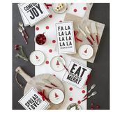 Santa Barbara Design Holiday Stainless Steel, Comfort and Joy-Charcuterie Spoon