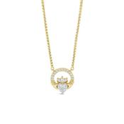 Seala 13mm Claddagh Pend/Chain Gold image