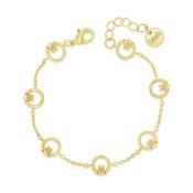 Seala 7pc Claddagh Bracelet Gold image