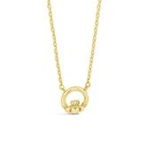 Seala 8mm  Claddagh Pend/Chain Gold image