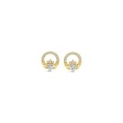 Seala Claddagh 10mm Stud Earring Gold image