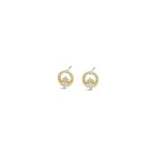 Seala Claddagh 8mm Stone Set Stud Earring Gold image
