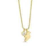Seala Ireland Pend/chain Gold/Clear with Charm image