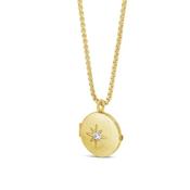 Seala Star of Hope Locket/Chain Gold image