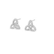 Seala Trinity 10mm Stud Earring Rhodium image