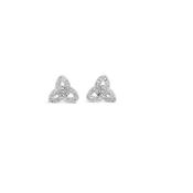 Seala Trinity 8mm Stud Earring Rhodium image