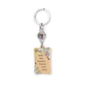 St Christopher Key Ring Olive