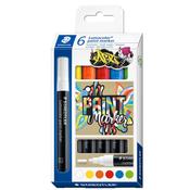 Staedtler Lumocolor Paint Marker Assorted 6 Pack image