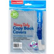 Student Solutions Pkt.10 PVC Heavy Duty Copy Book Covers image