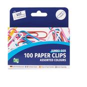 Tallon Jumbo Paper Clips - 100pcs School Office Stationery Supplies image