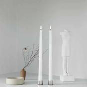 Piffany Taper Candle Holder Chrome image